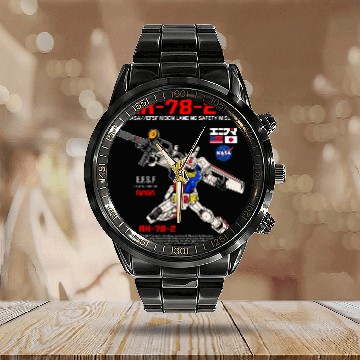 Discover Rx-78-2 Gundam Calendar Steel Band Watch