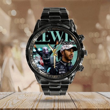 Discover Lewis Hamilton Calendar Steel Band Watch