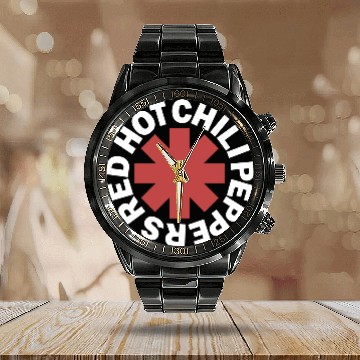 Discover RHCP Zip Calendar Steel Band Watch