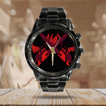 Discover chainsaw Calendar Steel Band Watch
