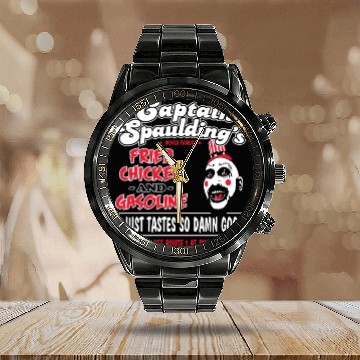 Discover Funny captain spaulding for president Calendar Steel Band Watch