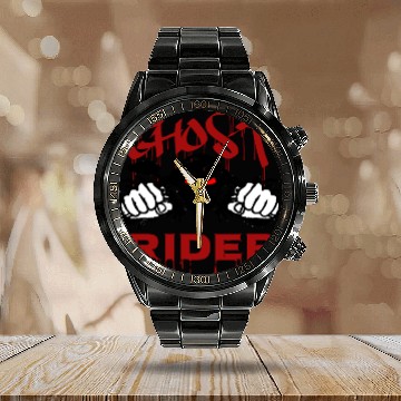 Discover GHOST RIDER Calendar Steel Band Watch