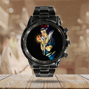 Discover snow White zombie Calendar Steel Band Watch