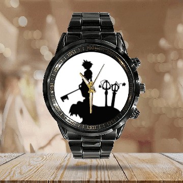 Discover Kingdom Hearts Calendar Steel Band Watch