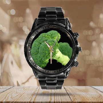 Discover broccoli-1450274__340 Calendar Steel Band Watch
