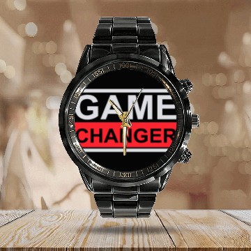 Discover Game changer Calendar Steel Band Watch