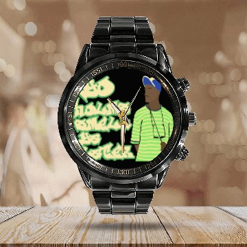 Discover Fresh Prince Yo Holmes Smell Ya Later Calendar Steel Band Watch