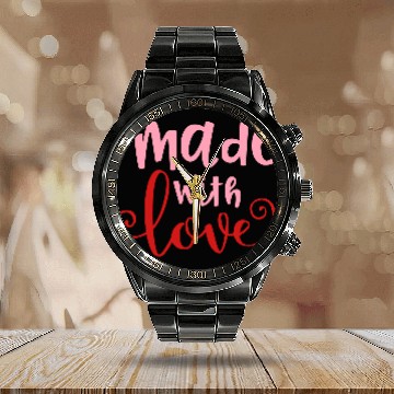 Discover Made With Love Baby Infant Valentine Calendar Steel Band Watch