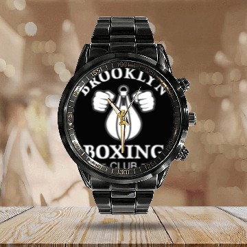 Discover Brooklyn Boxing Club Calendar Steel Band Watch