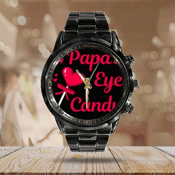 Discover PAPAS EYE CANDY Calendar Steel Band Watch