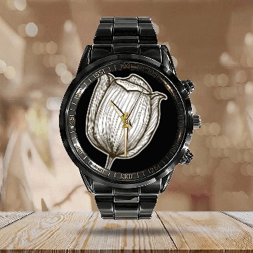 Discover Tulip Calendar Steel Band Watch