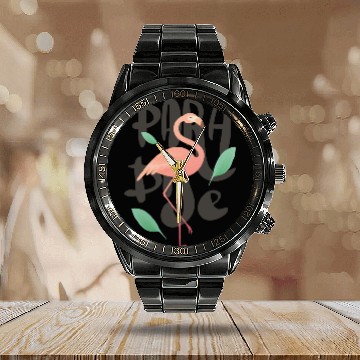 Discover paradise Calendar Steel Band Watch