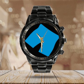Discover Swim Trunks Calendar Steel Band Watch