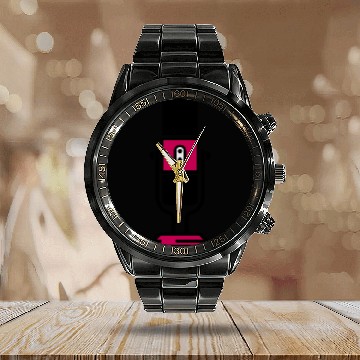 Discover microphone Calendar Steel Band Watch
