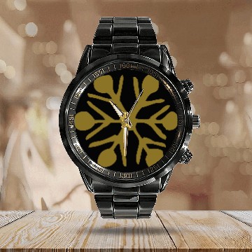 Discover snowflake Calendar Steel Band Watch