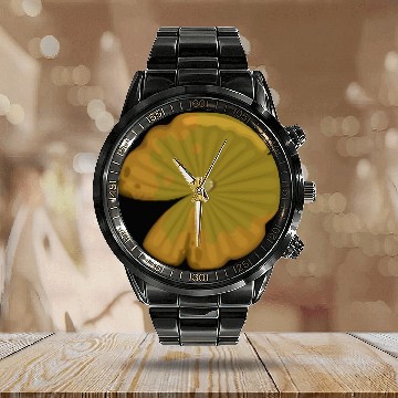 Discover Lotus leaf Calendar Steel Band Watch