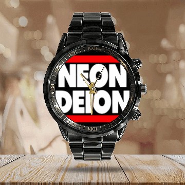Discover Neon Deion Sanders Primetime Atlanta Sf Calendar Steel Band Watch
