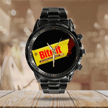 Discover Bite It (candy bar) Calendar Steel Band Watch