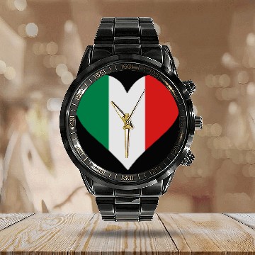 Discover A Heart For Italy Calendar Steel Band Watch