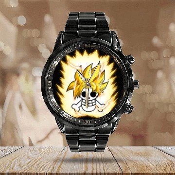Discover DBZ OnePiece Calendar Steel Band Watch