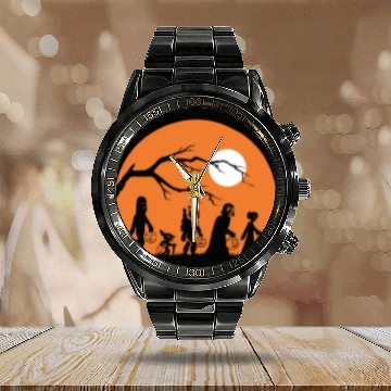 Discover Star Wars Trick Or Treat Halloween Silhouette Prem Calendar Steel Band Watch