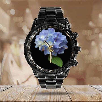 Discover flowers lilies tulips orchids sunflower dahlia ger Calendar Steel Band Watch