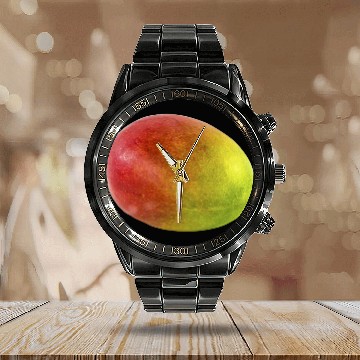 Discover mango veggie gemuese fruits10 Calendar Steel Band Watch