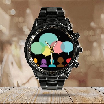 Discover community Calendar Steel Band Watch