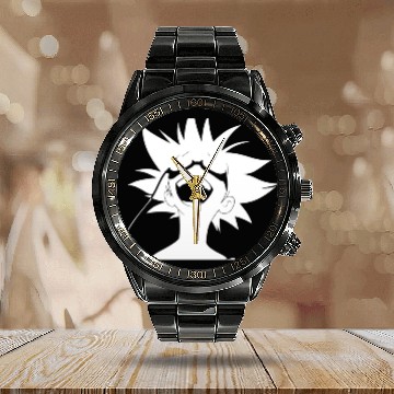 Discover Cow Bebop Calendar Steel Band Watch