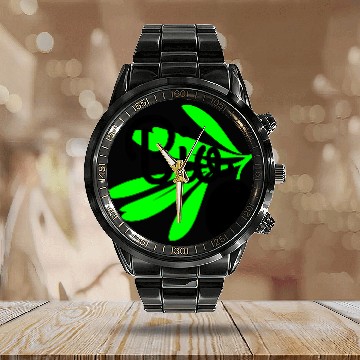 Discover Bio olive branch Calendar Steel Band Watch