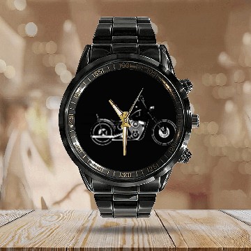 Discover chopper Calendar Steel Band Watch