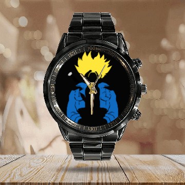 Discover Trunks Calendar Steel Band Watch