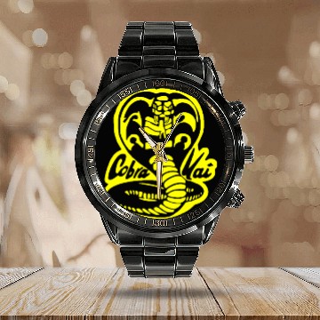 Discover Cobra Kai Karate Kid Calendar Steel Band Watch