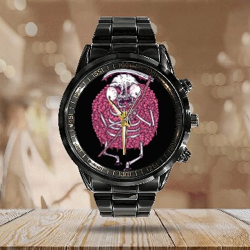 Discover creepy horror Calendar Steel Band Watch