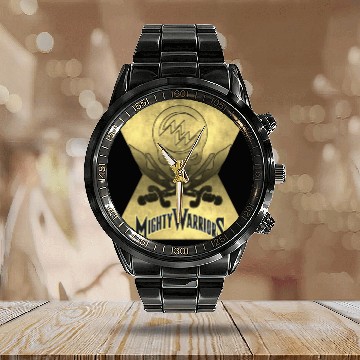 Discover mighty warriors Calendar Steel Band Watch