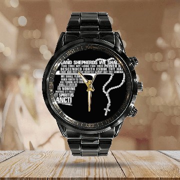 Discover The Boondock Saints - And Shepherds we shall be Calendar Steel Band Watch