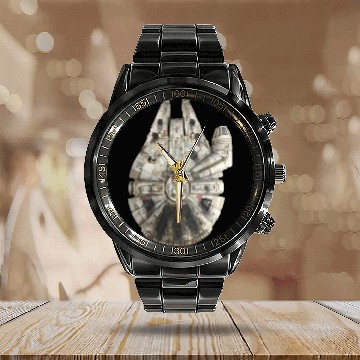 Discover Star Wars Milennium Falcon Design Calendar Steel Band Watch