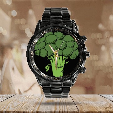 Discover Broccoli Calendar Steel Band Watch