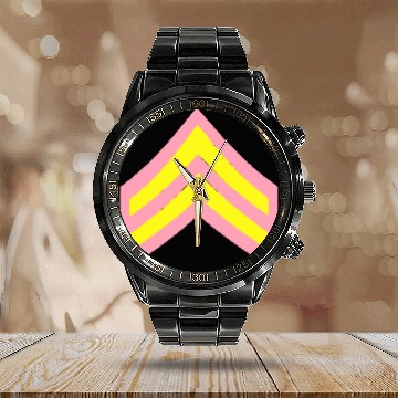 Discover Chevron 2 Calendar Steel Band Watch