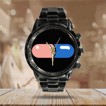 Discover AKIRA PILL Calendar Steel Band Watch