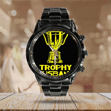 Discover Trophy Husband Calendar Steel Band Watch
