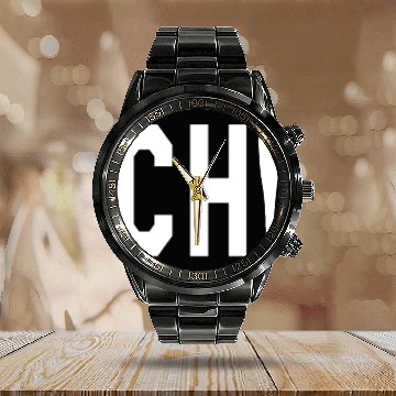 Discover Chicago Cubs CHI baseball Bat Vintage Chicago Tri Calendar Steel Band Watch