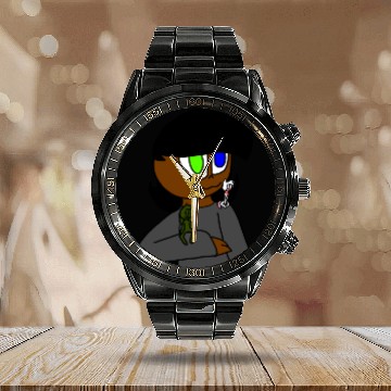 Discover Cherry holding fnaf stuff Calendar Steel Band Watch