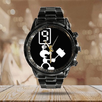 Discover Mr Game Watch Judge Calendar Steel Band Watch Gildan Mario Bros Game