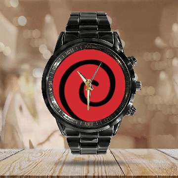 Discover Uzumaki Clan symbol crest otaku cosplay anime fa Calendar Steel Band Watch