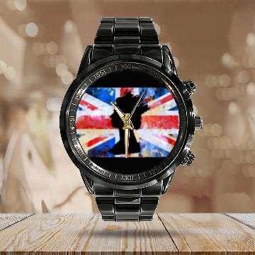 Discover God Save The Queen Calendar Steel Band Watch