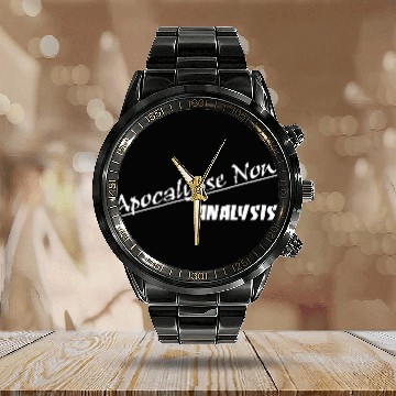 Discover Apocalypse Now Analysis Calendar Steel Band Watch