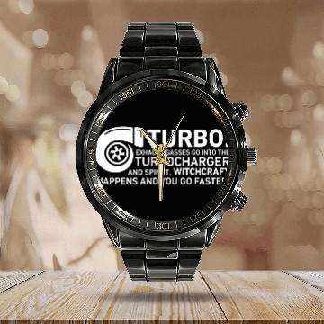 Discover Turbo Witchcraft - Jeremy Clarkson Calendar Steel Band Watch