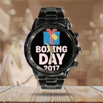 Discover Boxing Day 2017 Shopping After Christmas Sales Calendar Steel Band Watch