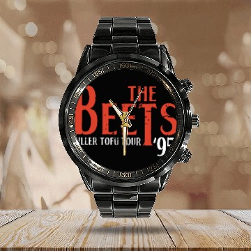 Discover the beets killer tofu tour 95 chef Calendar Steel Band Watch